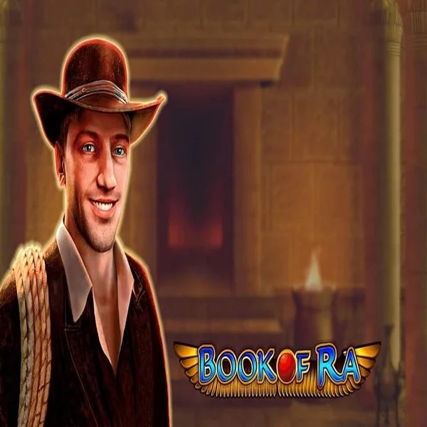 Official Slots logo: Book of Ra by Greentube at CandyLand casino
