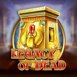 Legacy of Dead casino game by Play'n GO – featured logo at CandyLand casino